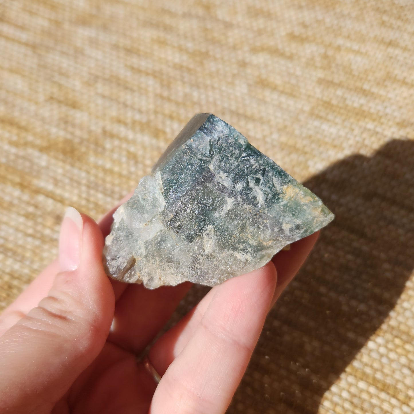 Green Fluorite Cluster 104g