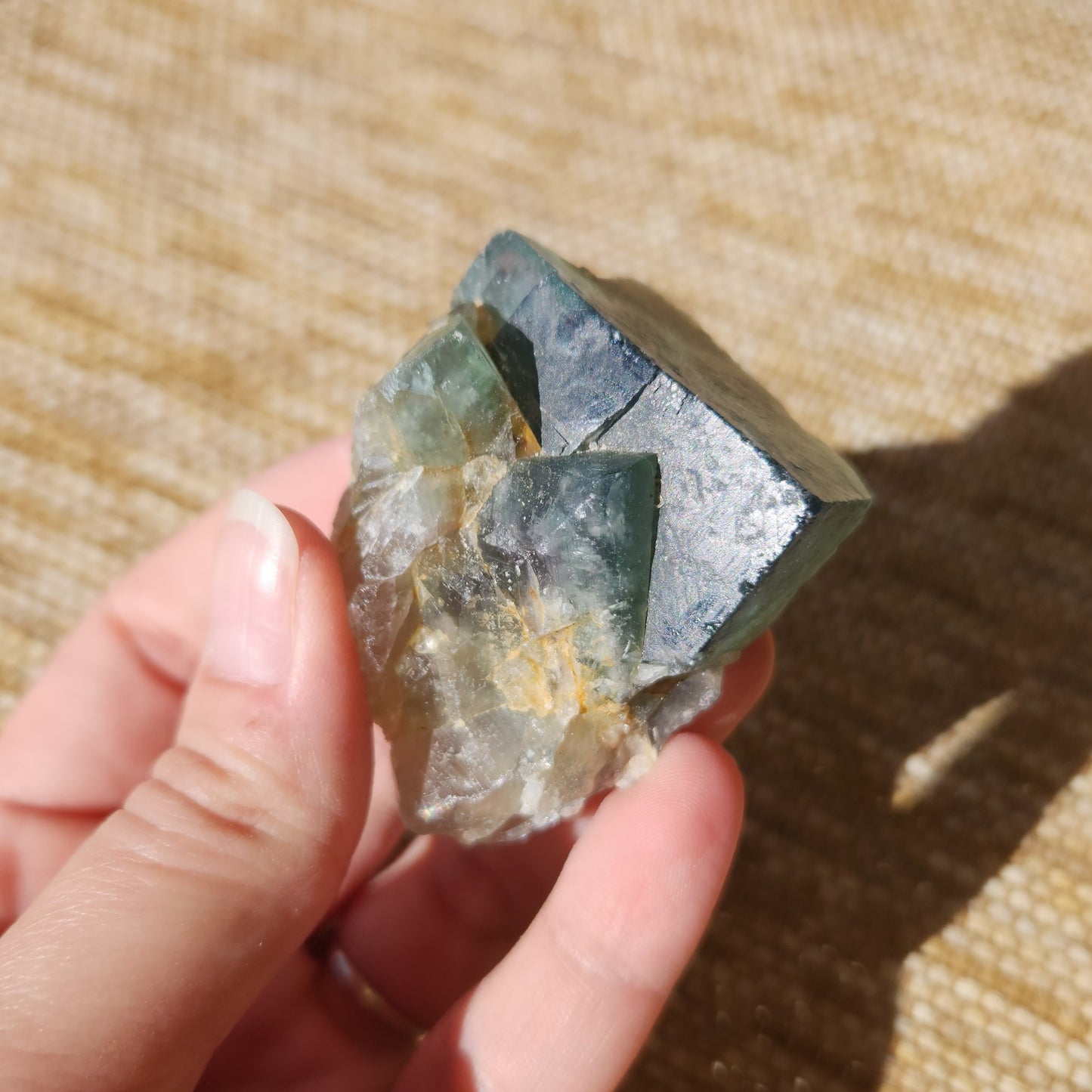 Green Fluorite Cluster 104g