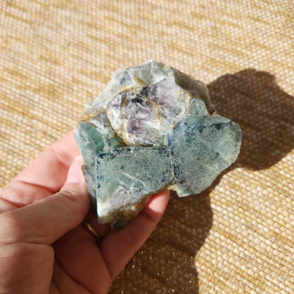 Green Fluorite Cluster 330g