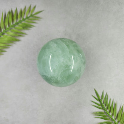 Green Fluorite Sphere 503g