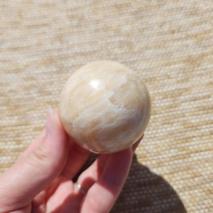 Honey Calcite Sphere 5cm