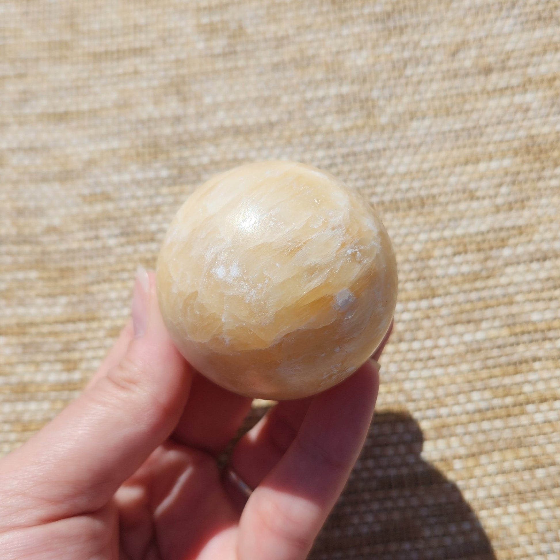 Honey Calcite Sphere 5cm