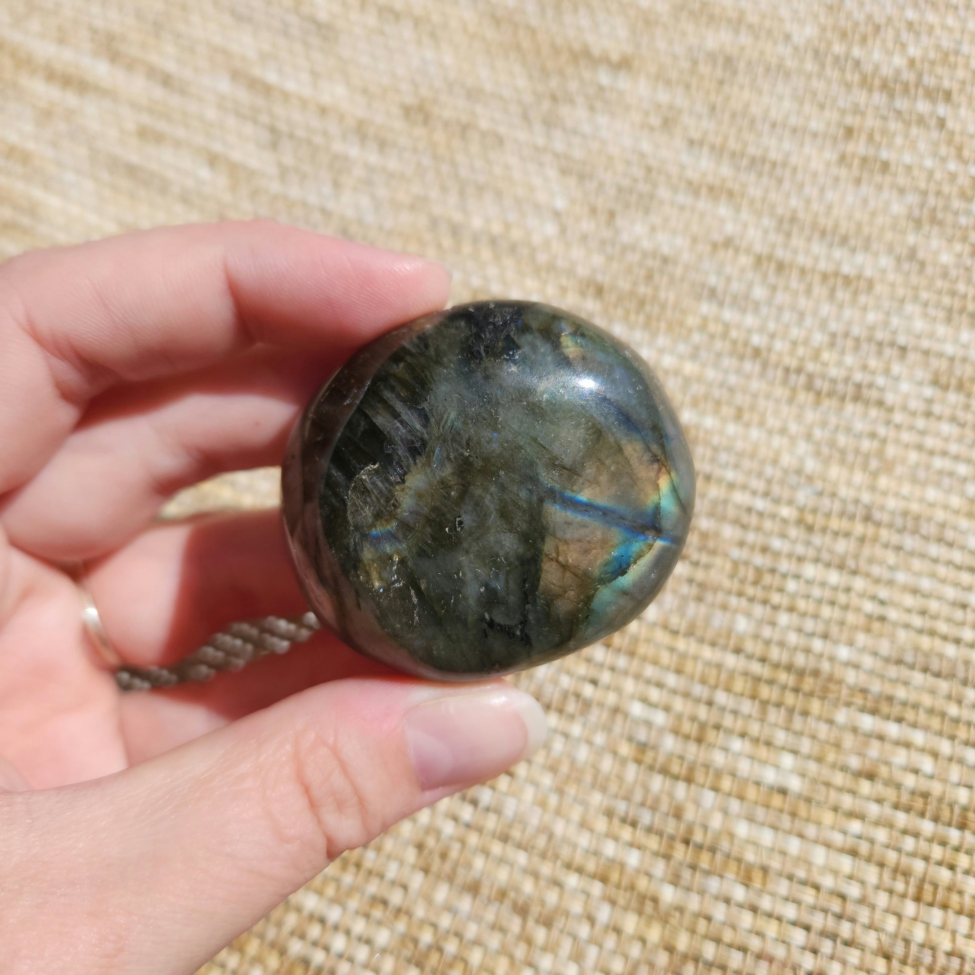 Labradorite Palm Stone