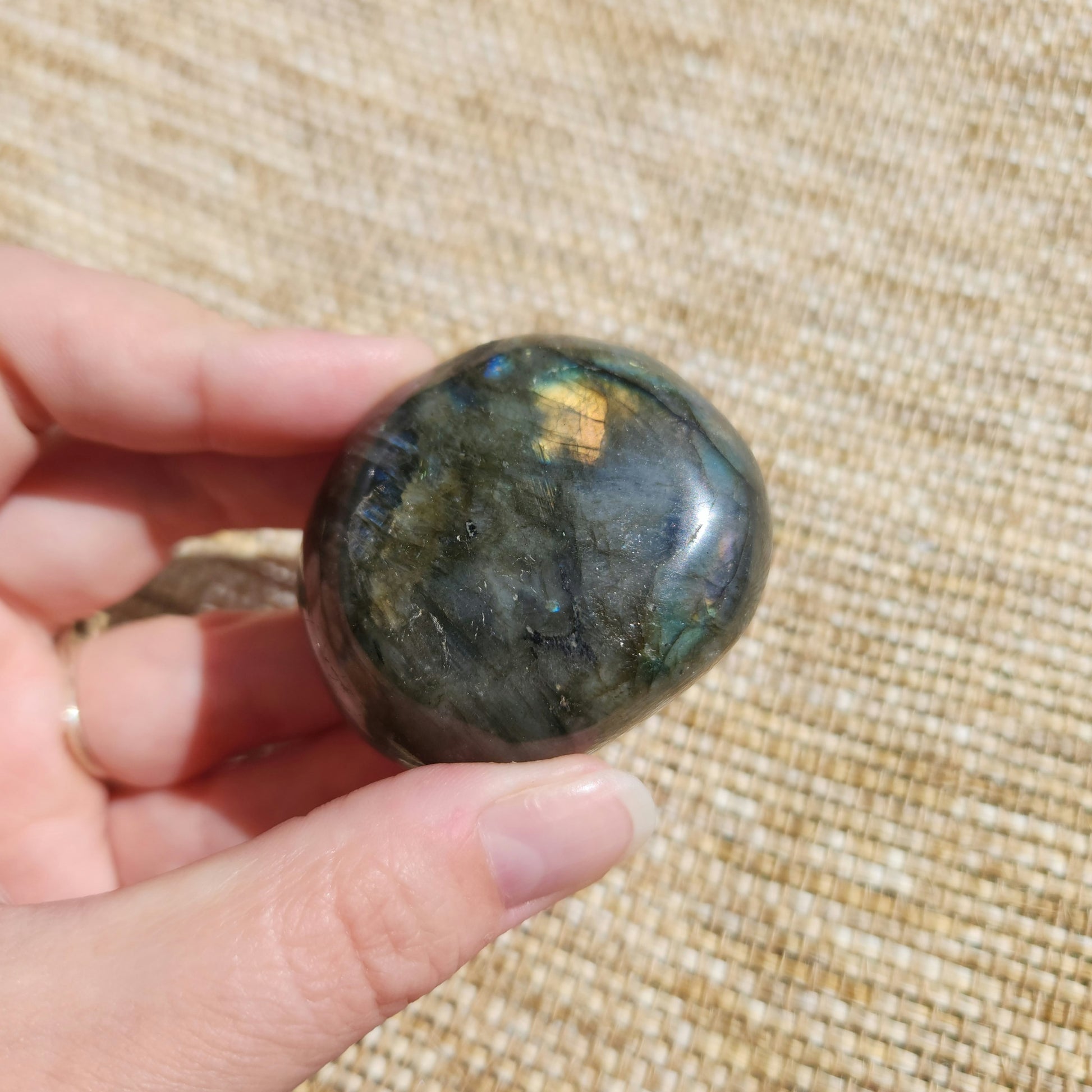 Labradorite Palm Stone