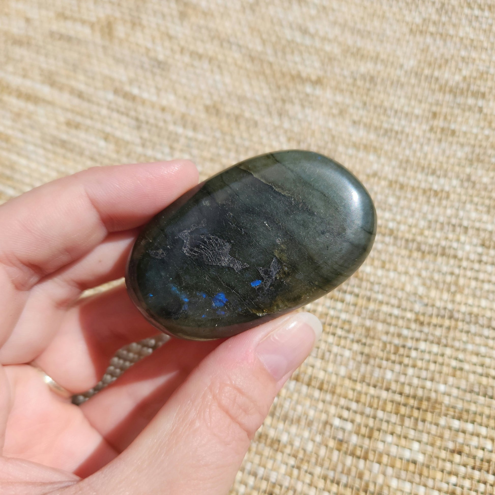 Labradorite Palm Stone