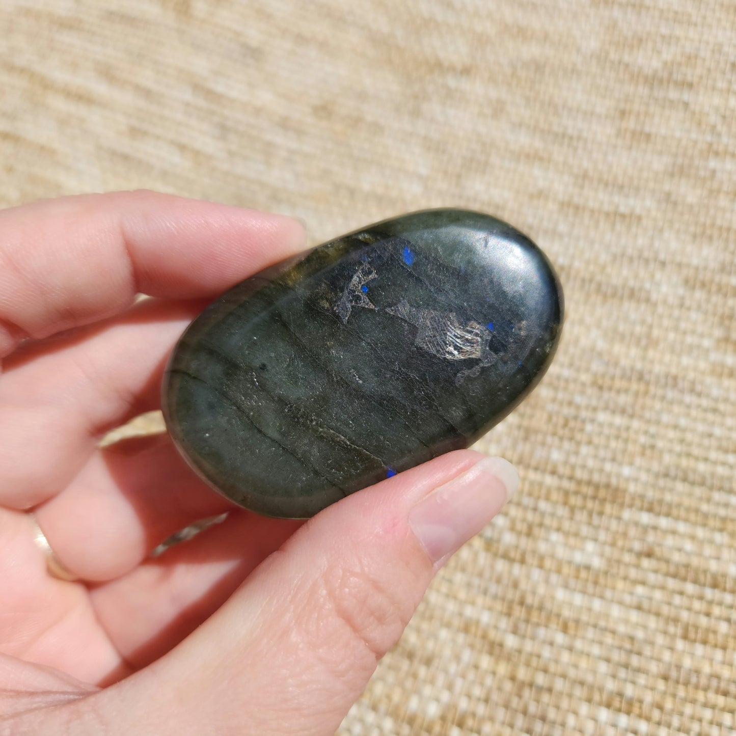 Labradorite Palm Stone