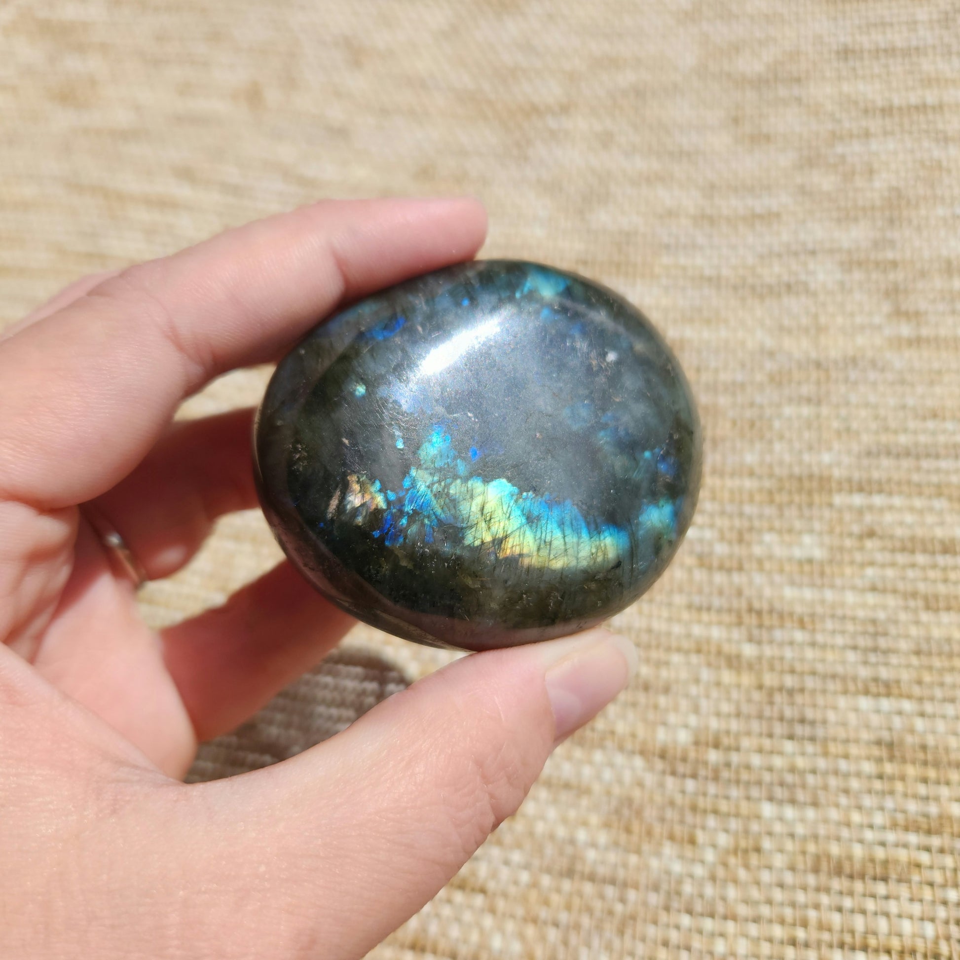 Labradorite Palm Stone