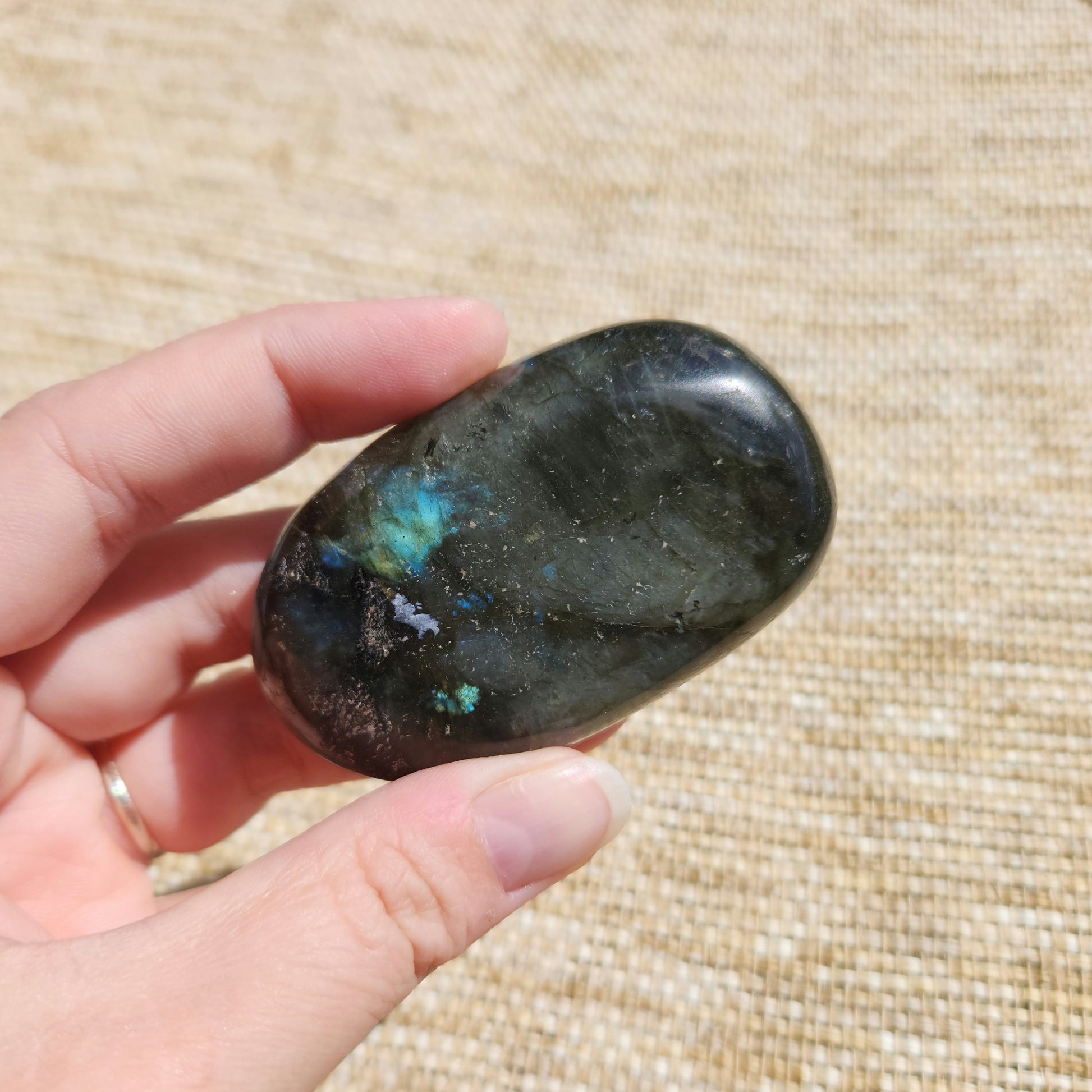 Labradorite Palm Stone
