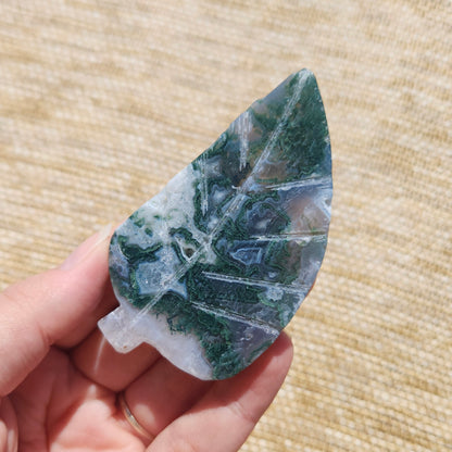 Moss Agate Leaf