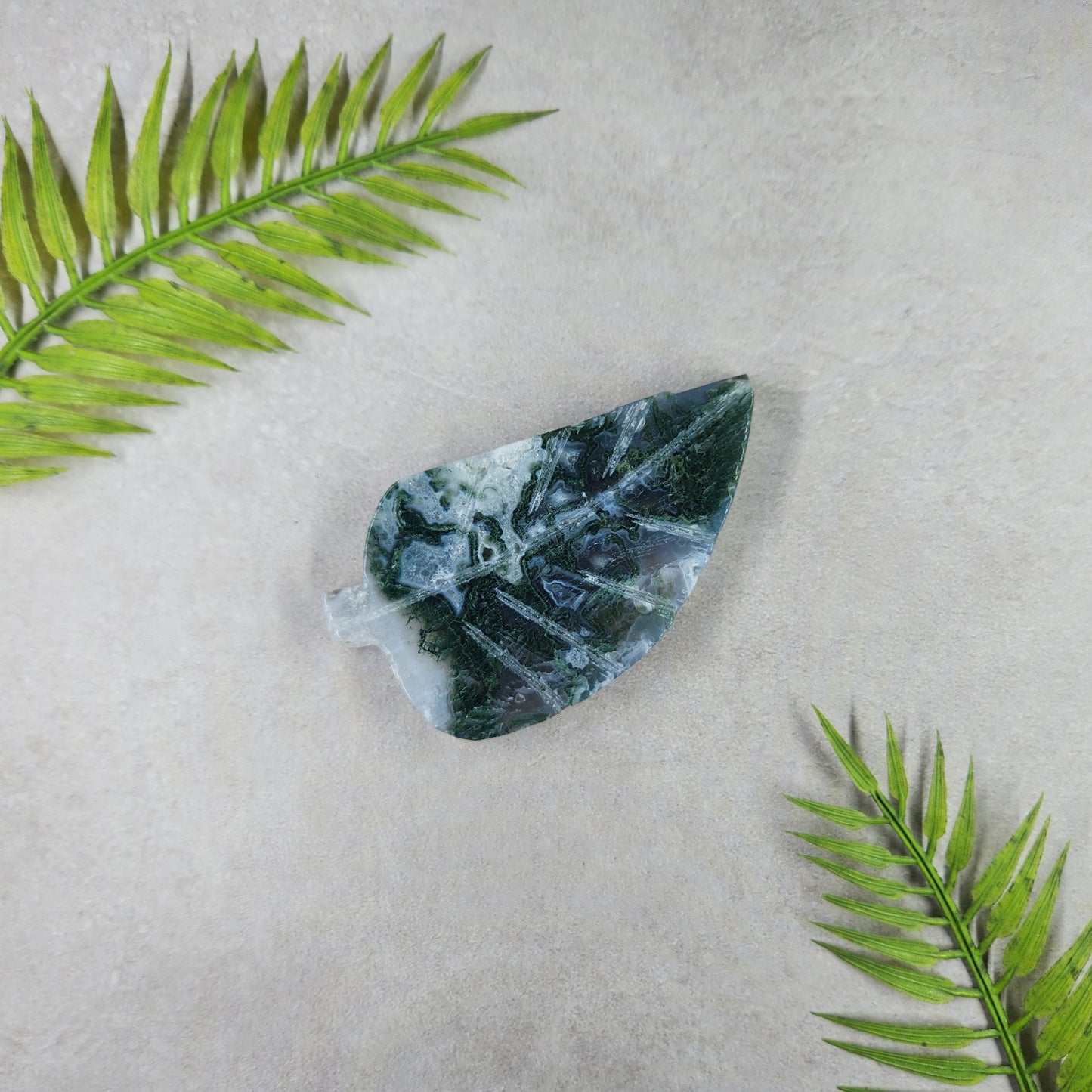 Moss Agate Leaf