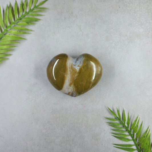 Ocean Jasper Heart 162g