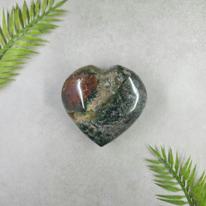 Ocean Jasper Heart 245g