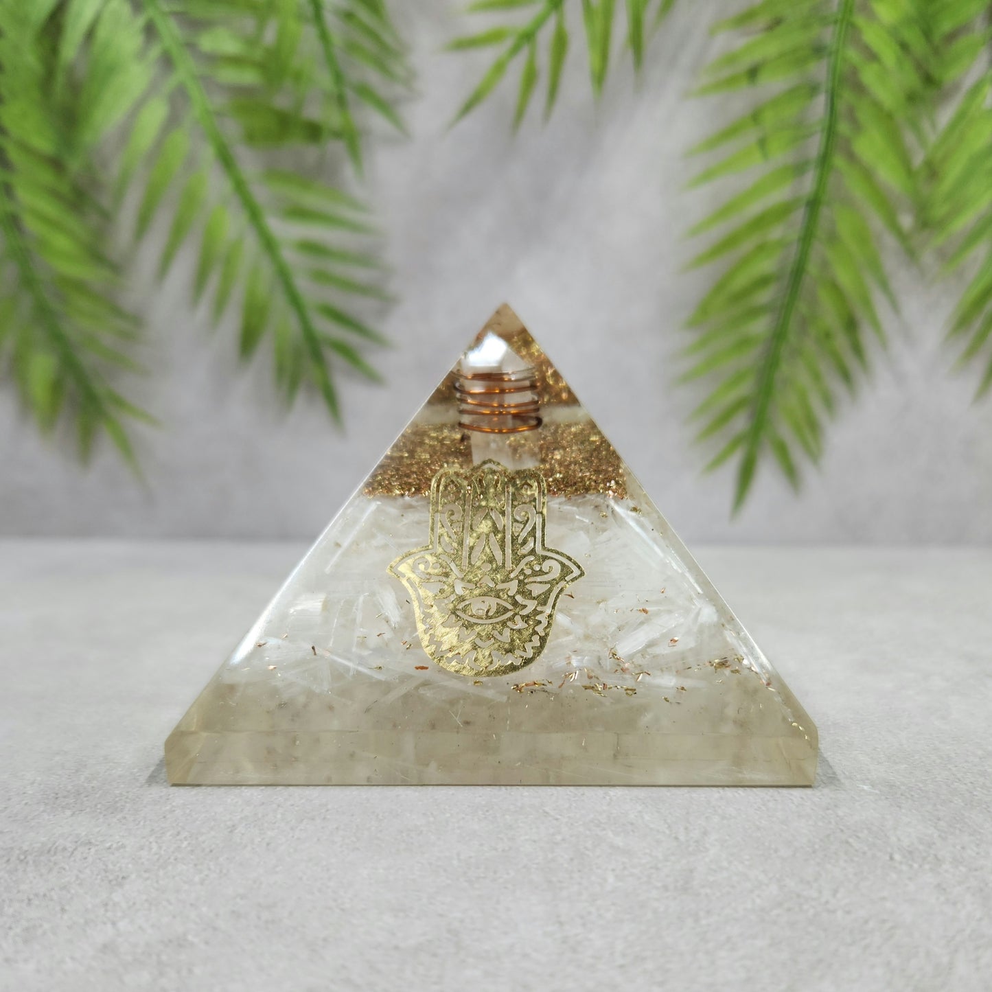 Orgonite Pyramid - Selenite