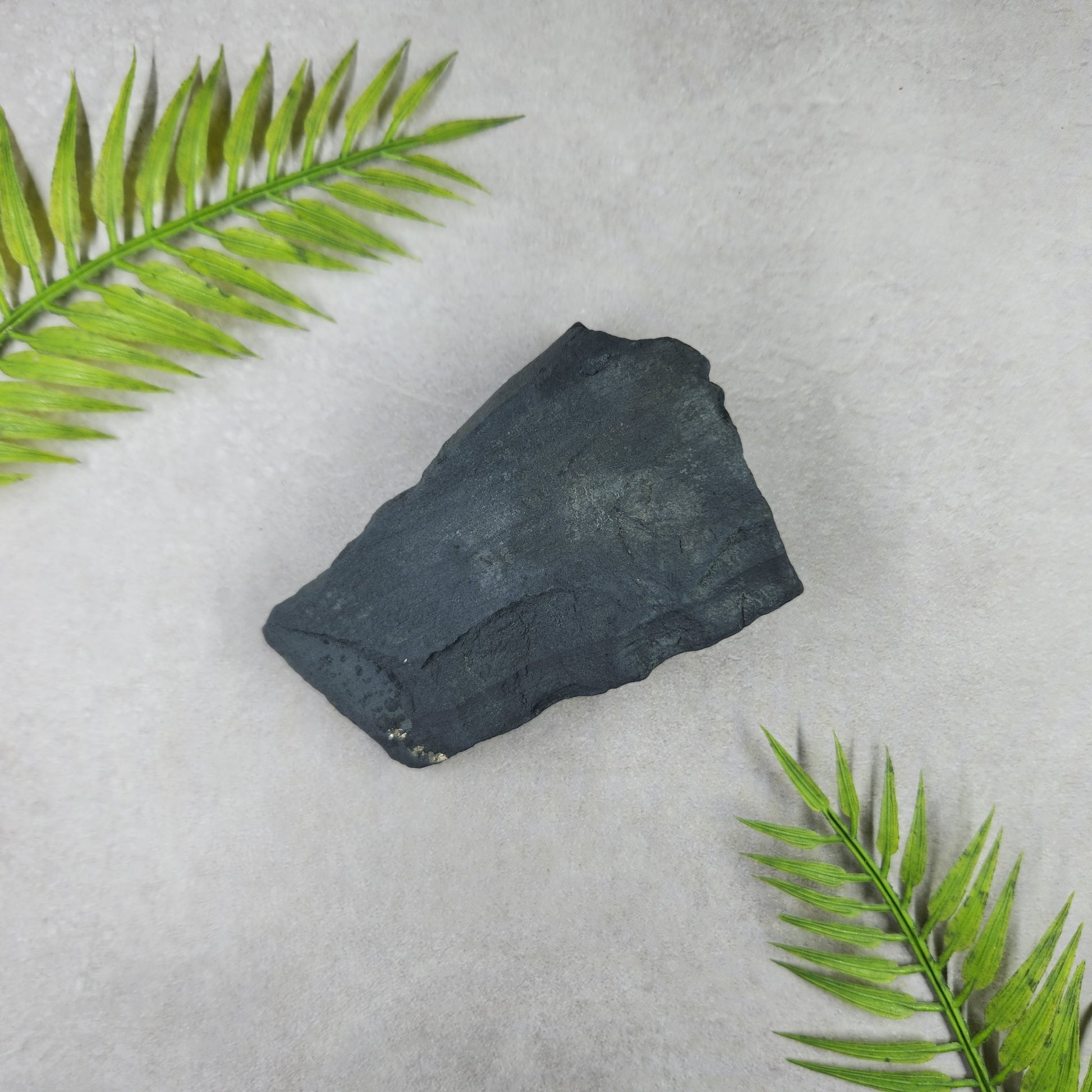 Pyrite on Shungite Rough 146g