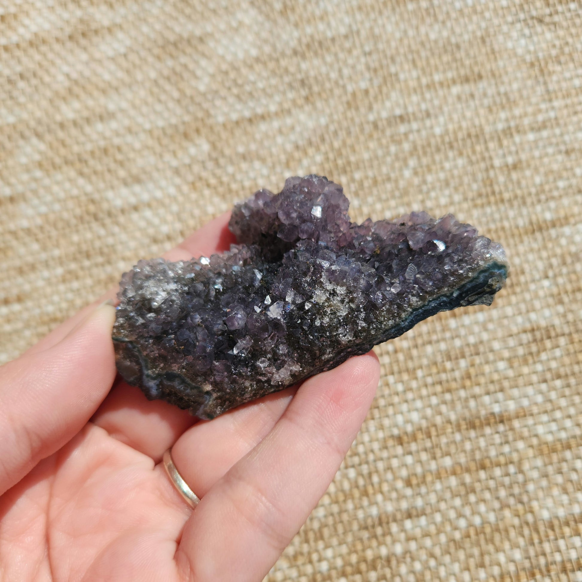 Rainbow Amethyst Cluster