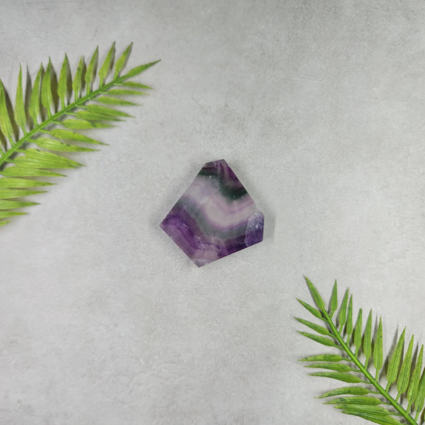 Rainbow Fluorite Slice 34g