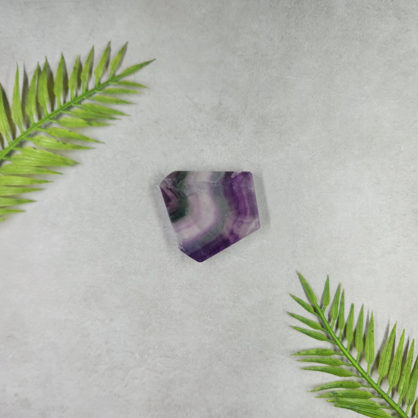 Rainbow Fluorite Slice 34g