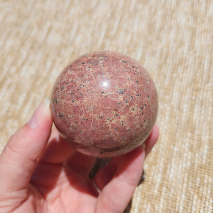 Red Marble Sphere 6cm