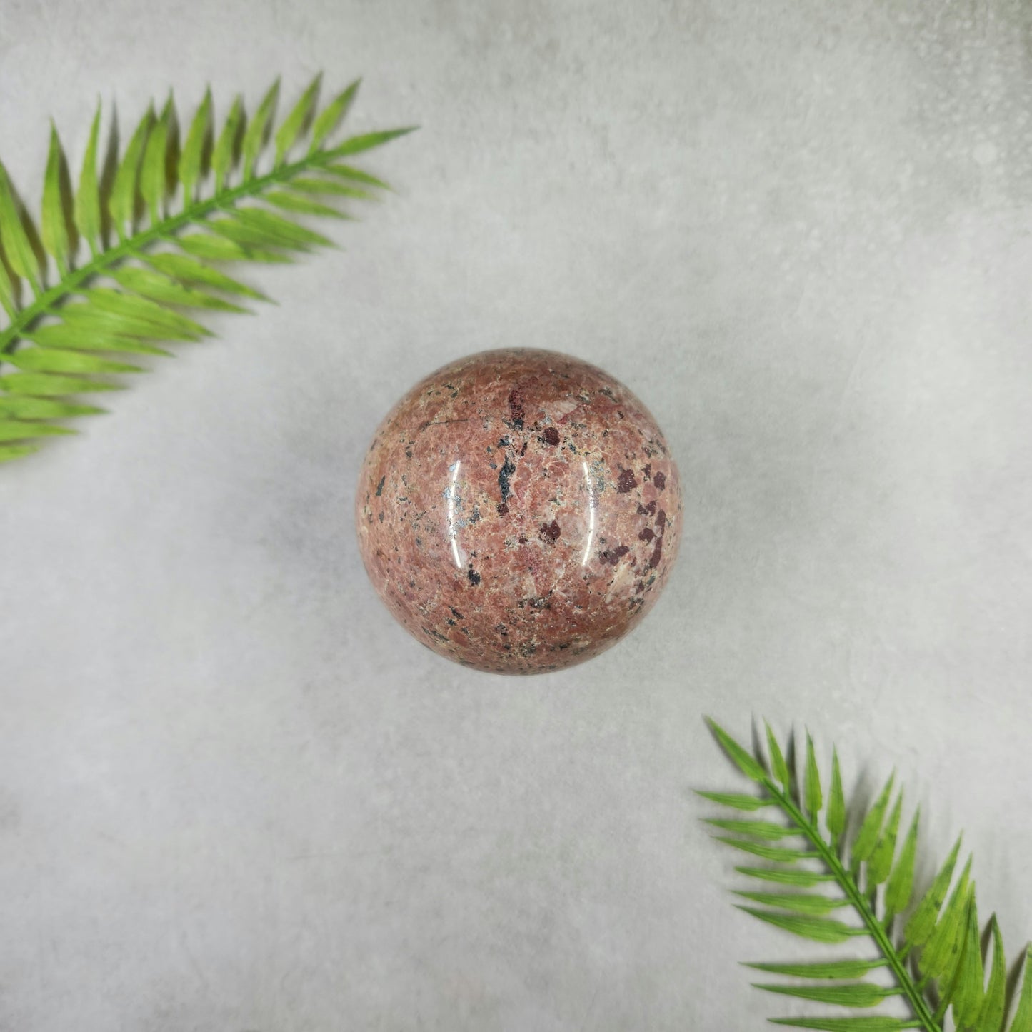 Red Marble Sphere 6cm