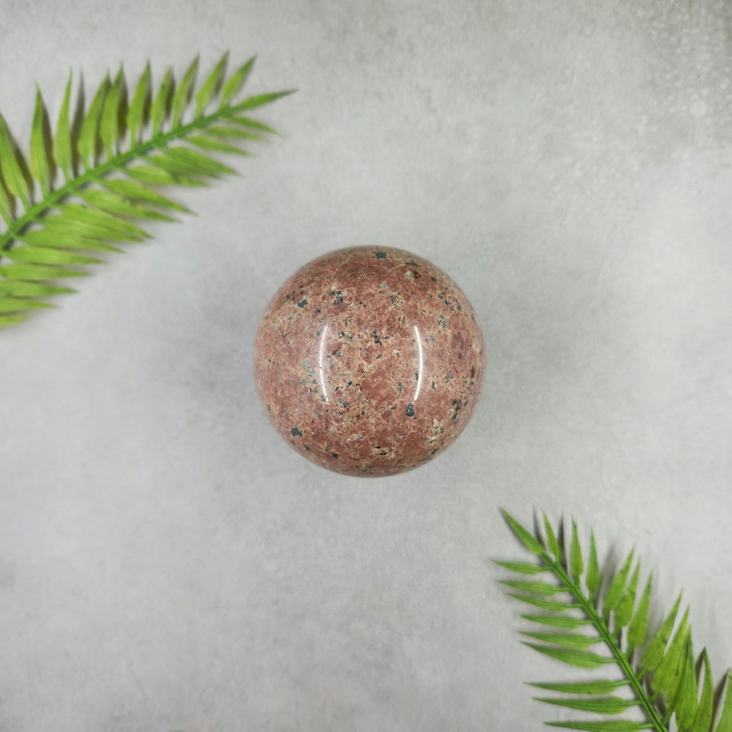 Red Marble Sphere 6cm