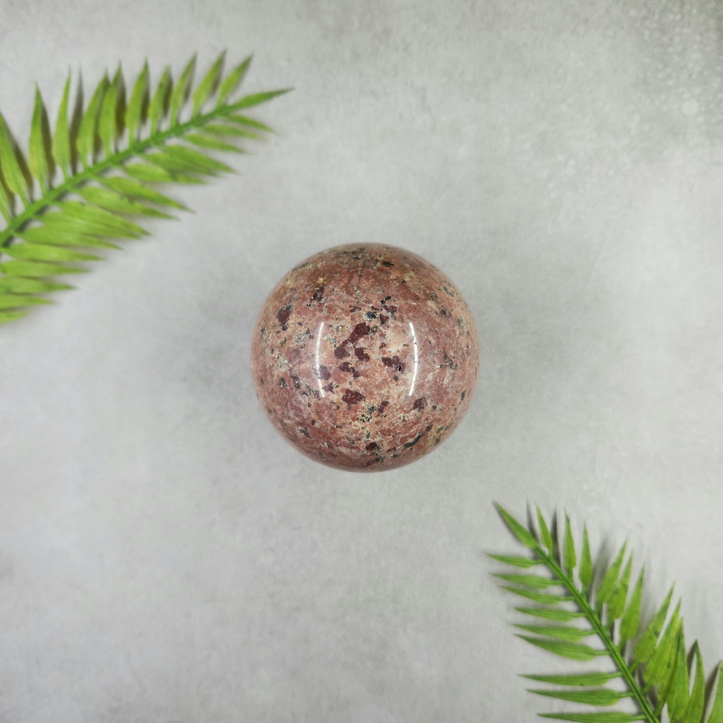 Red Marble Sphere 6cm