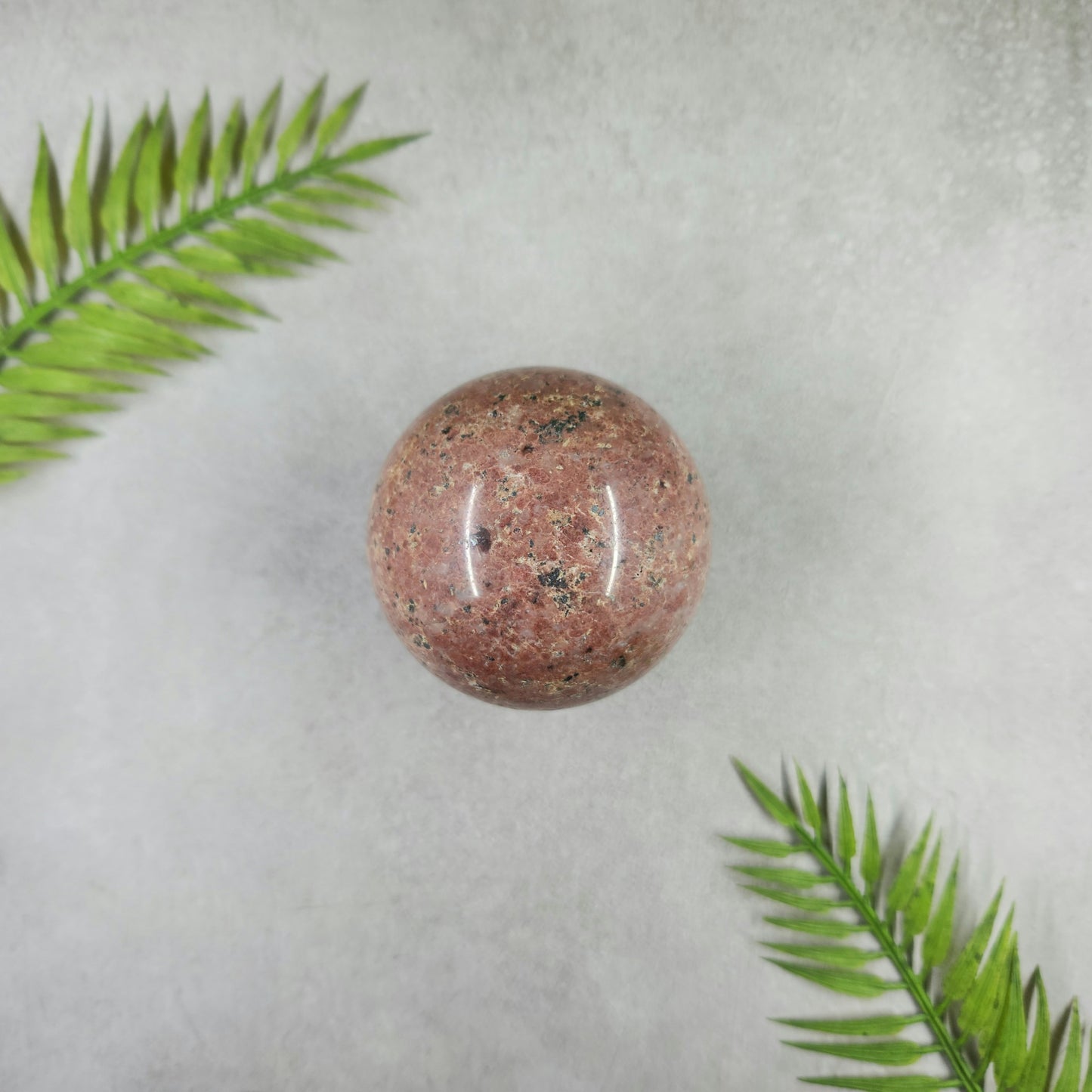 Red Marble Sphere 6cm
