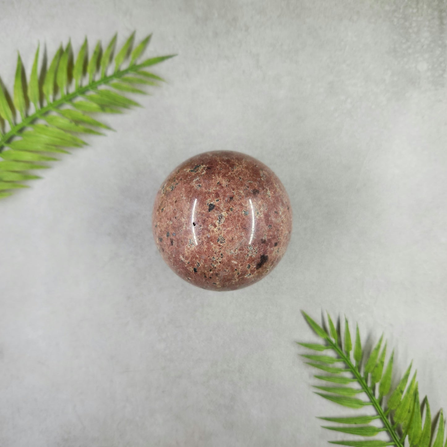 Red Marble Sphere 6cm