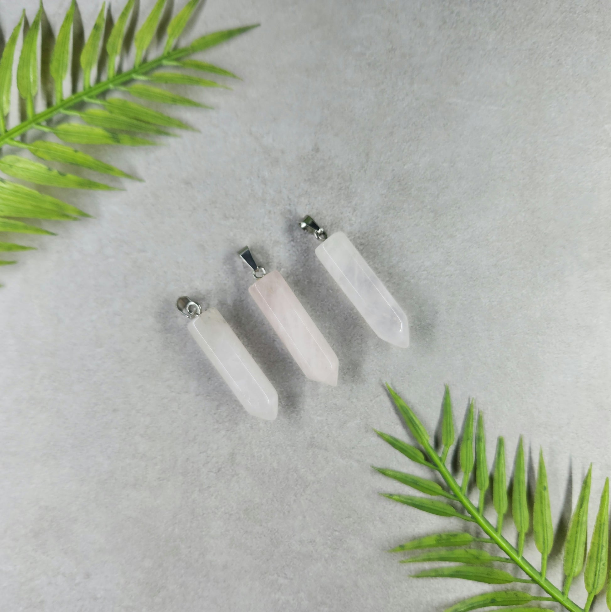 Rose Quartz Point Pendant