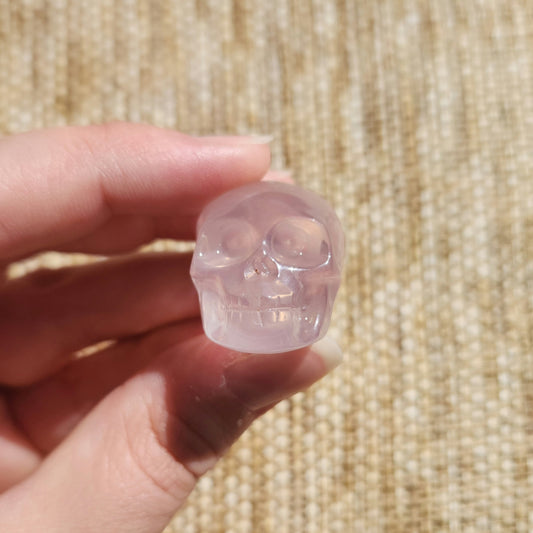 Rose Quartz Skull 3cm
