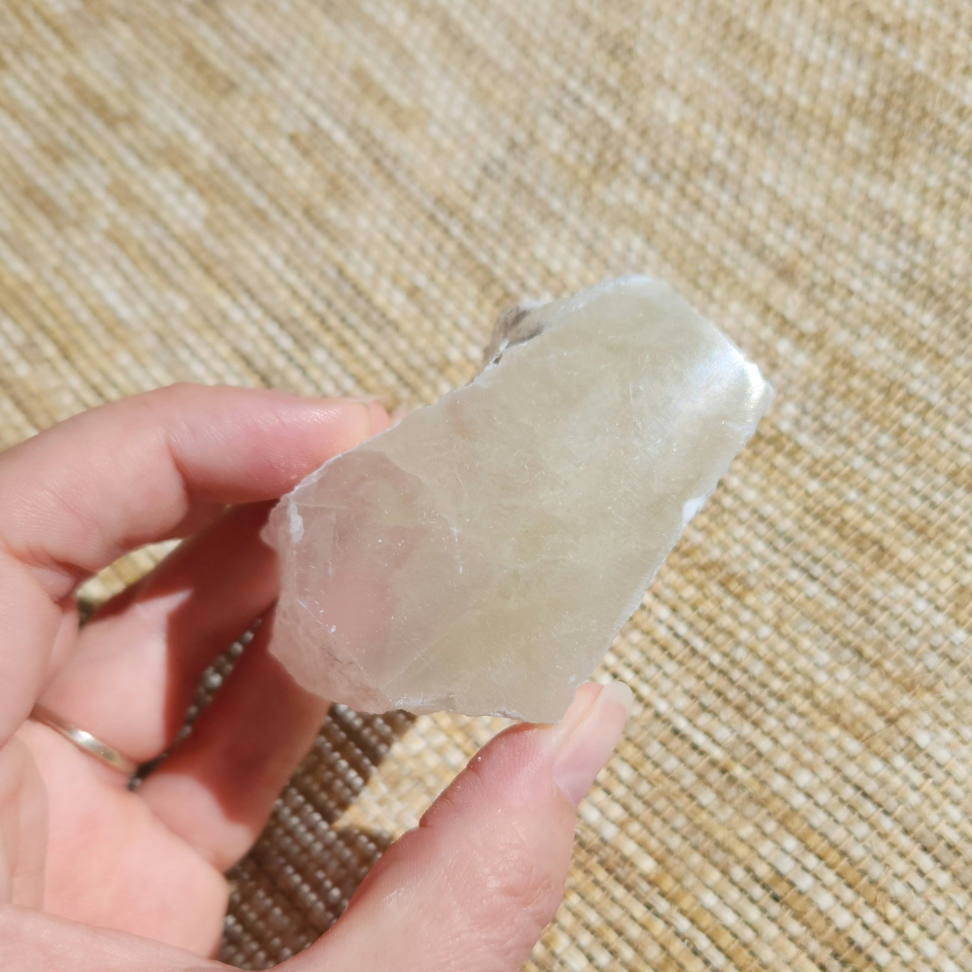 Selenite 'TV Stone'