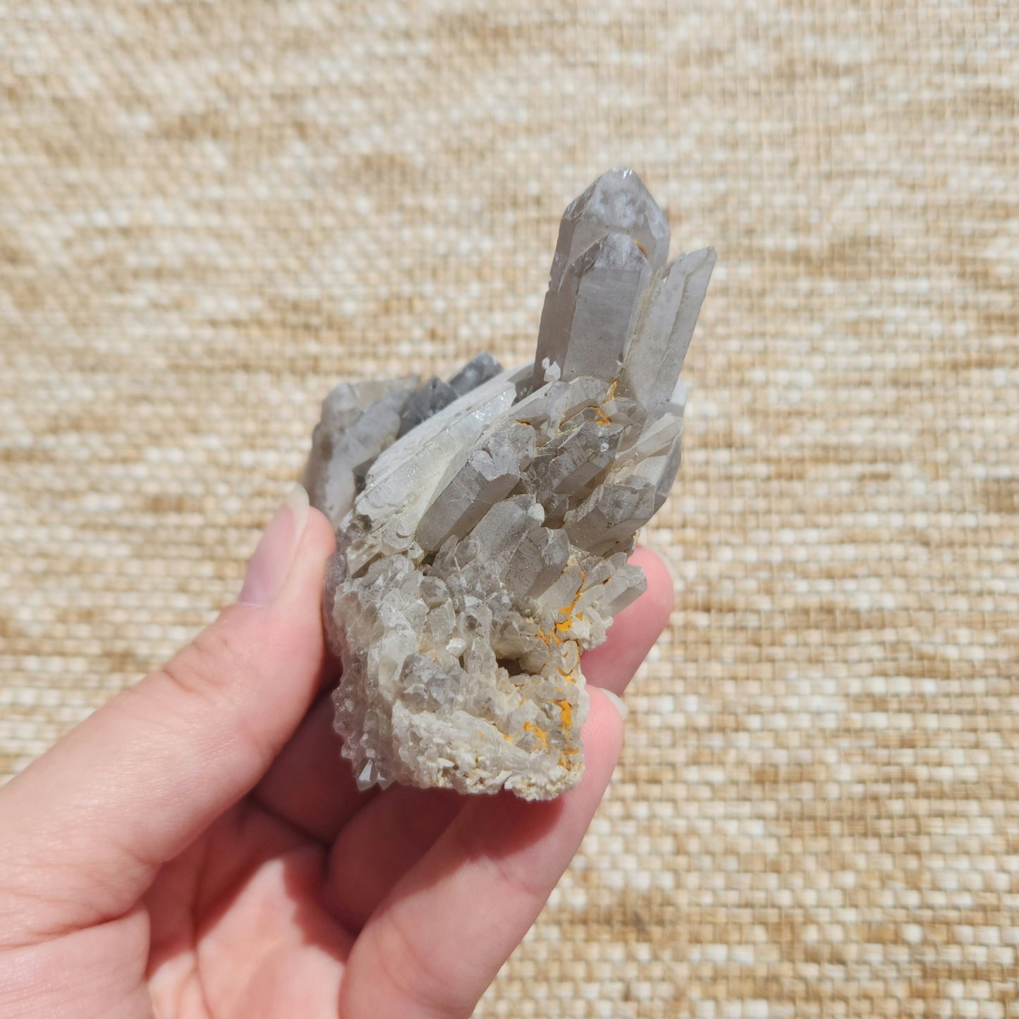 Smoky Quartz Cluster 139g