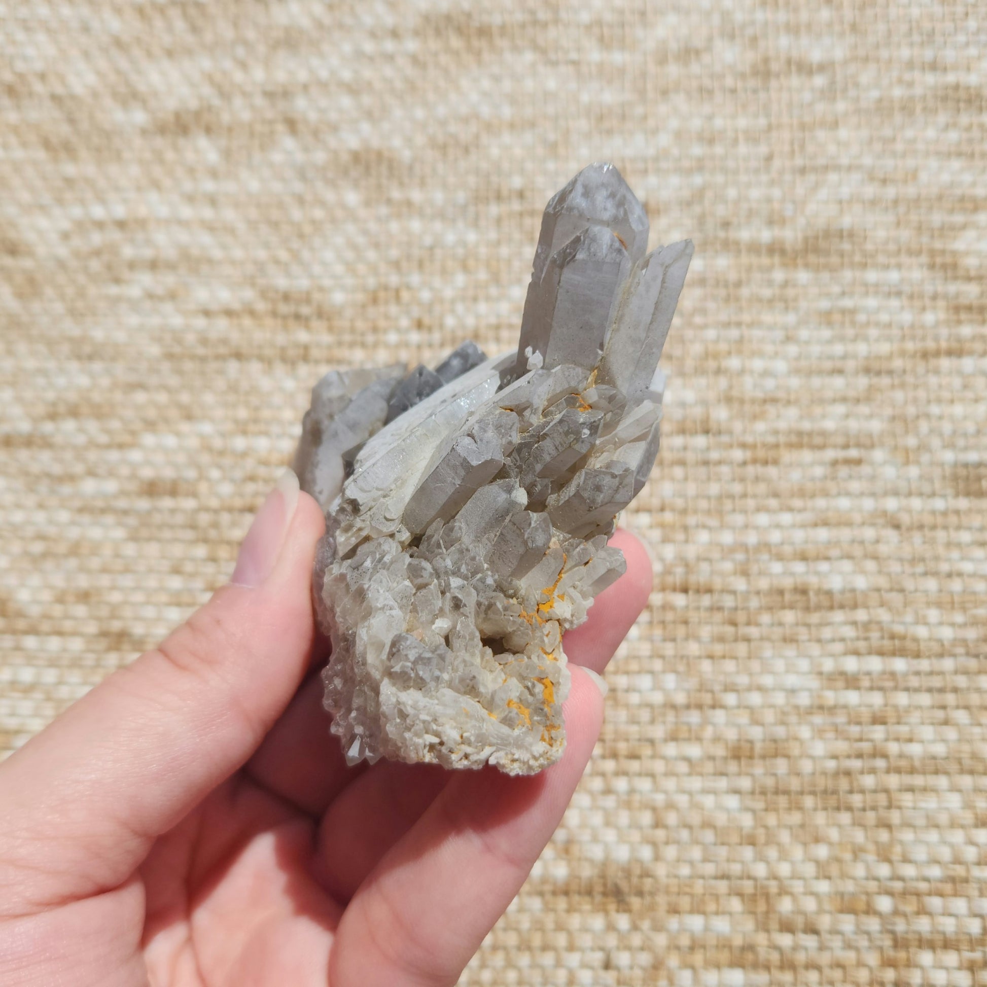 Smoky Quartz Cluster 139g