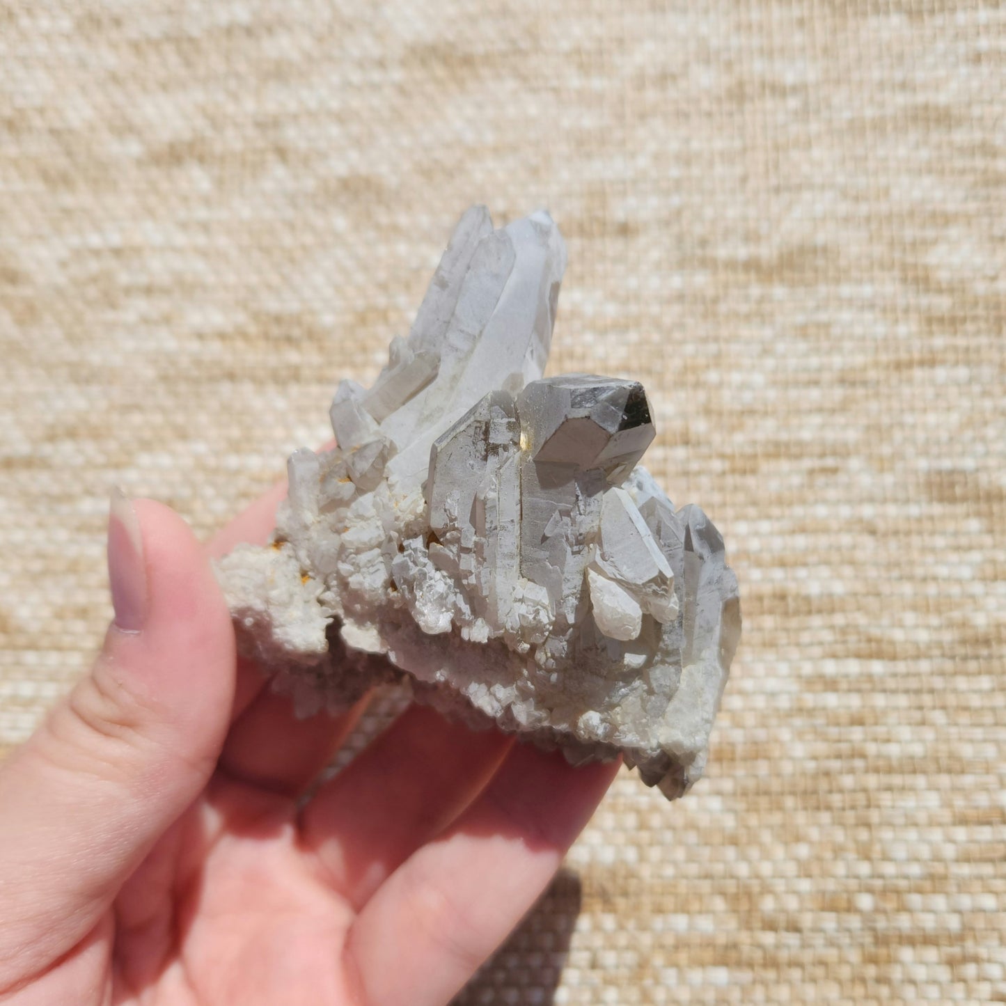 Smoky Quartz Cluster 139g