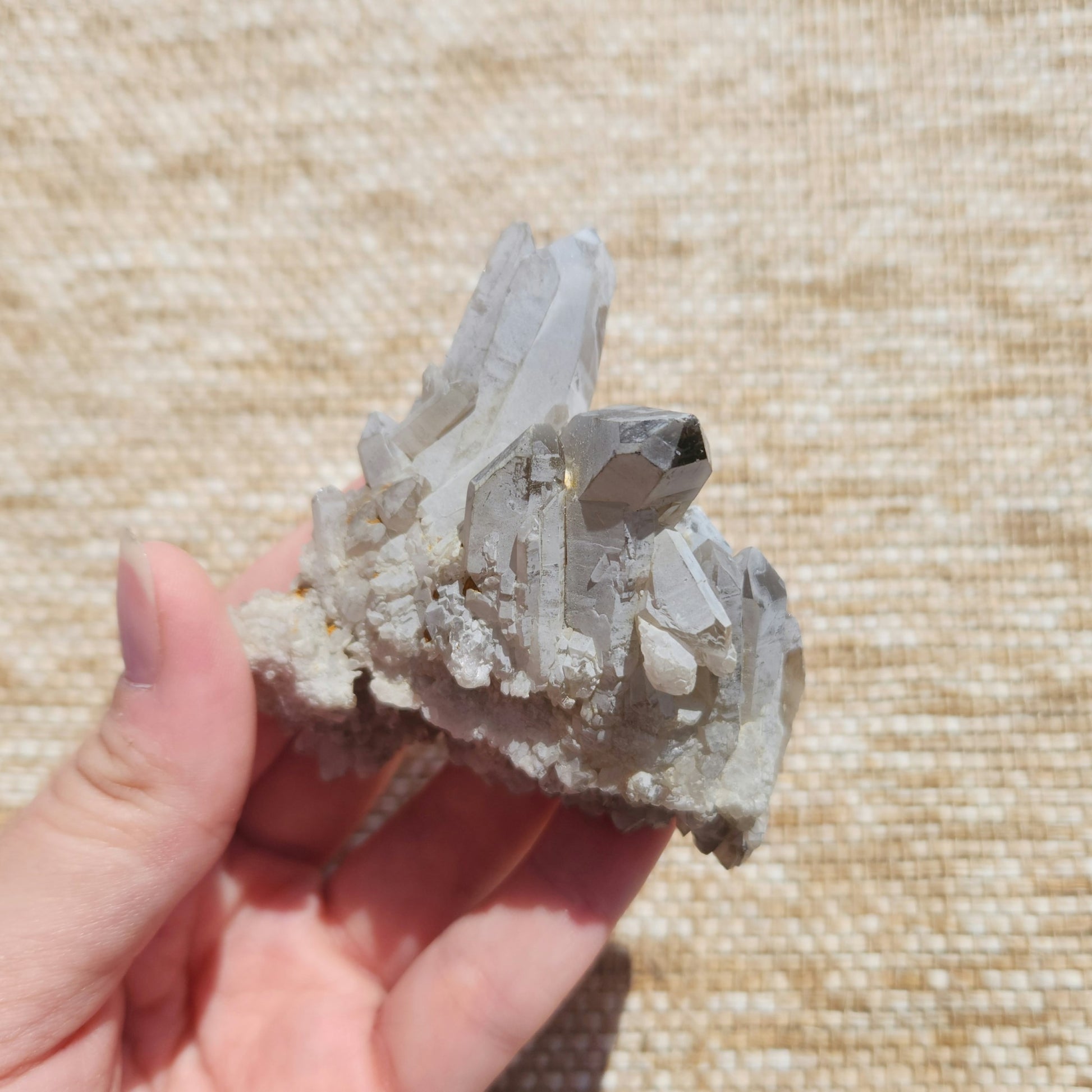 Smoky Quartz Cluster 139g