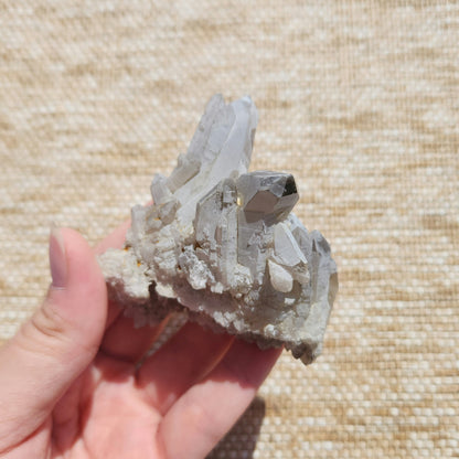 Smoky Quartz Cluster 139g
