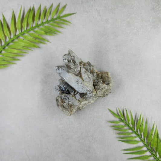 Smoky Quartz Cluster 139g