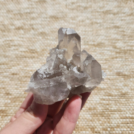 Smoky Quartz Cluster 166g