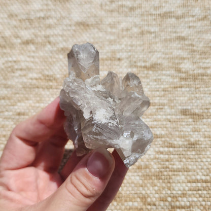 Smoky Quartz Cluster 166g
