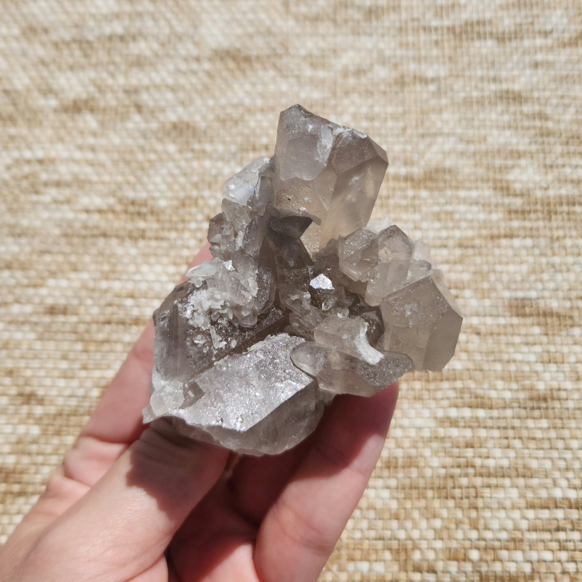 Smoky Quartz Cluster 166g