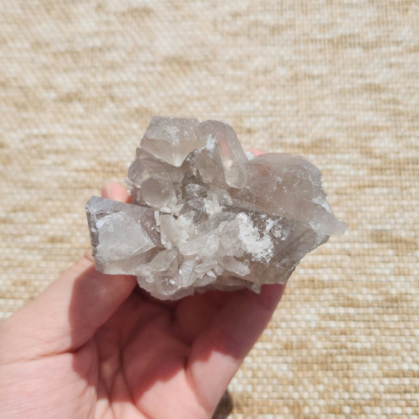 Smoky Quartz Cluster 166g