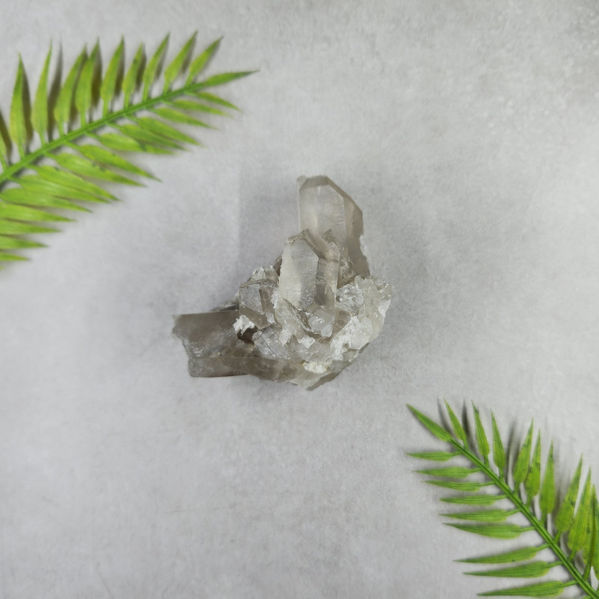 Smoky Quartz Cluster 166g