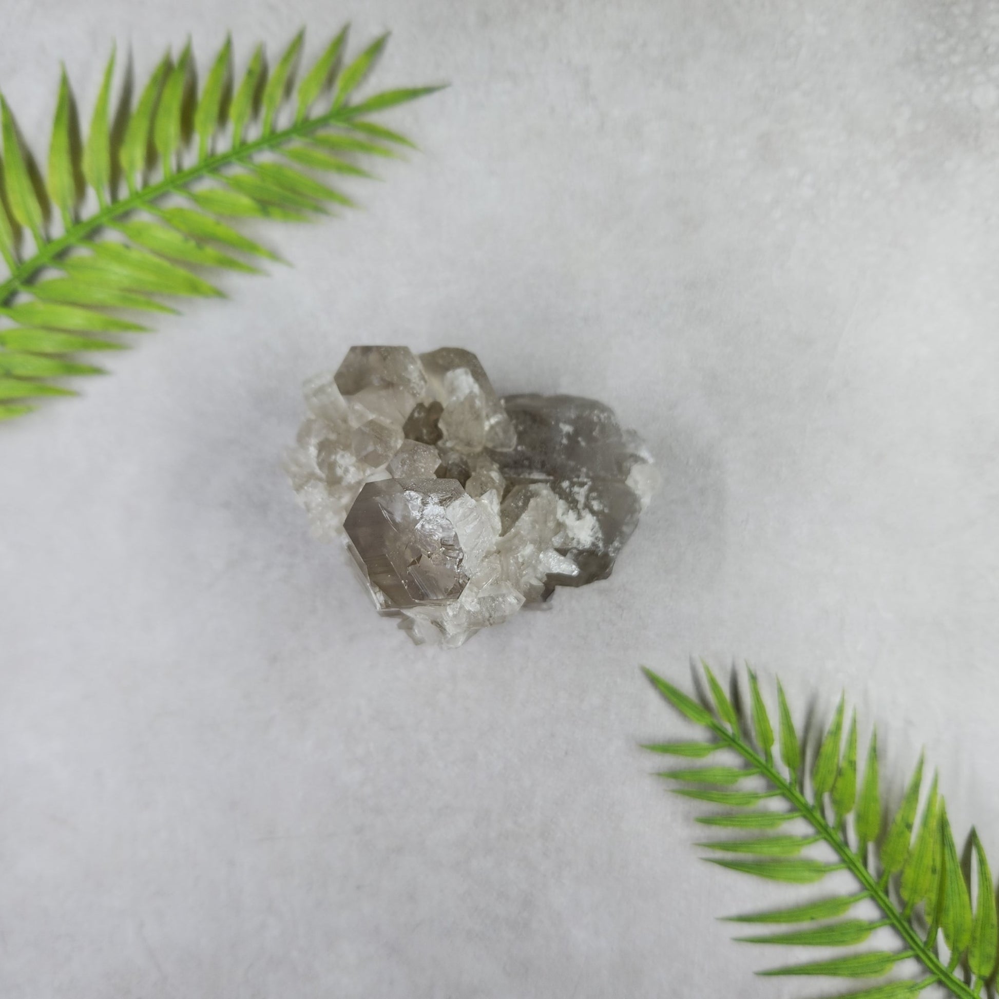 Smoky Quartz Cluster 166g