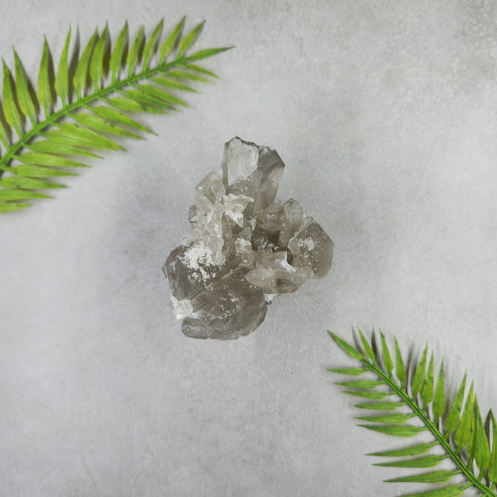 Smoky Quartz Cluster 166g
