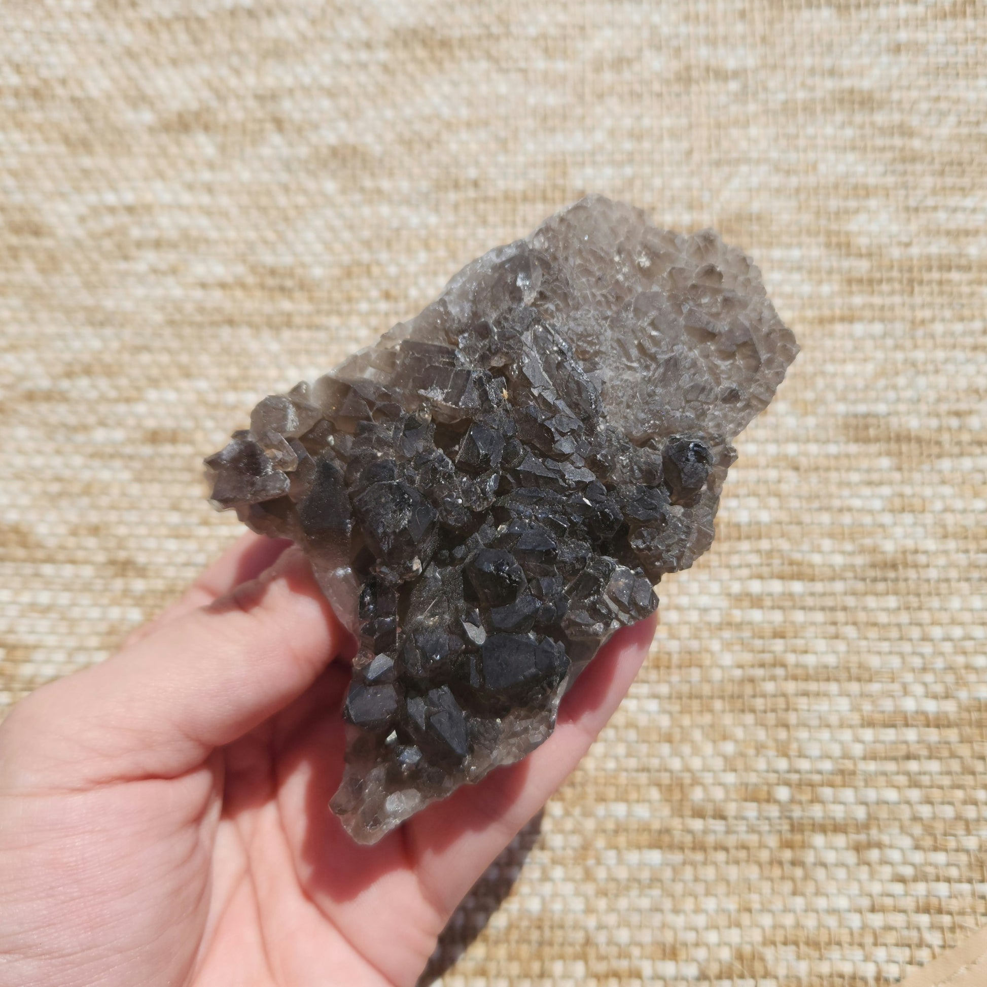 Smoky Quartz Cluster 176g