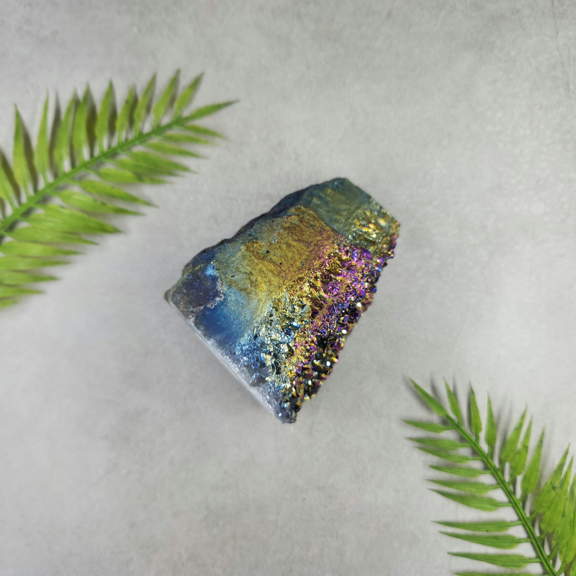 Titanium Aura Amethyst 283g