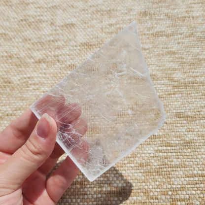 Selenite Slice - Transparent