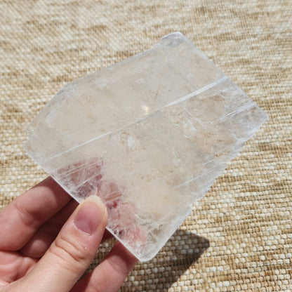 Selenite Slice - Transparent