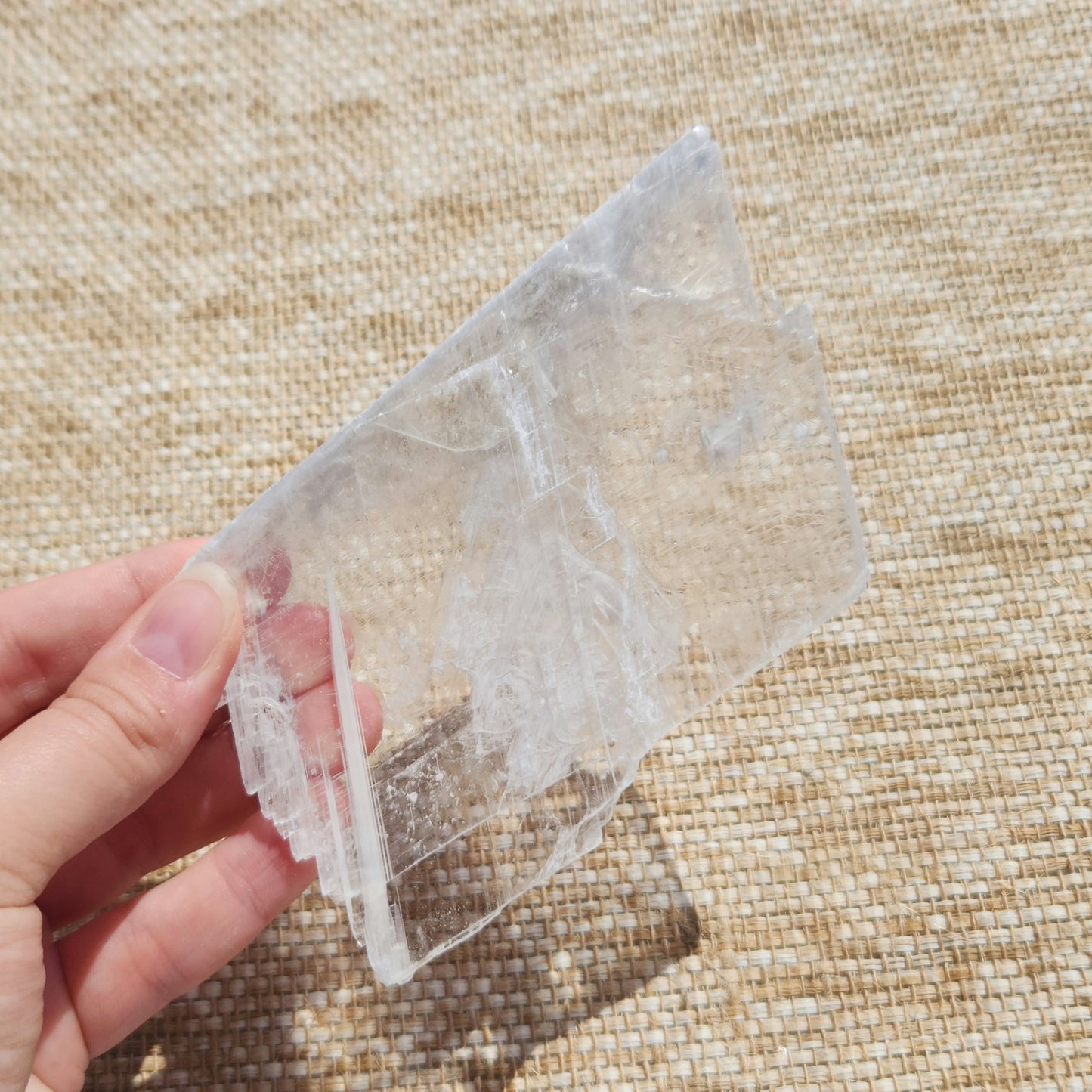 Selenite Slice - Transparent