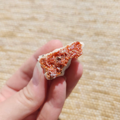 Vanadinite Cluster 24g