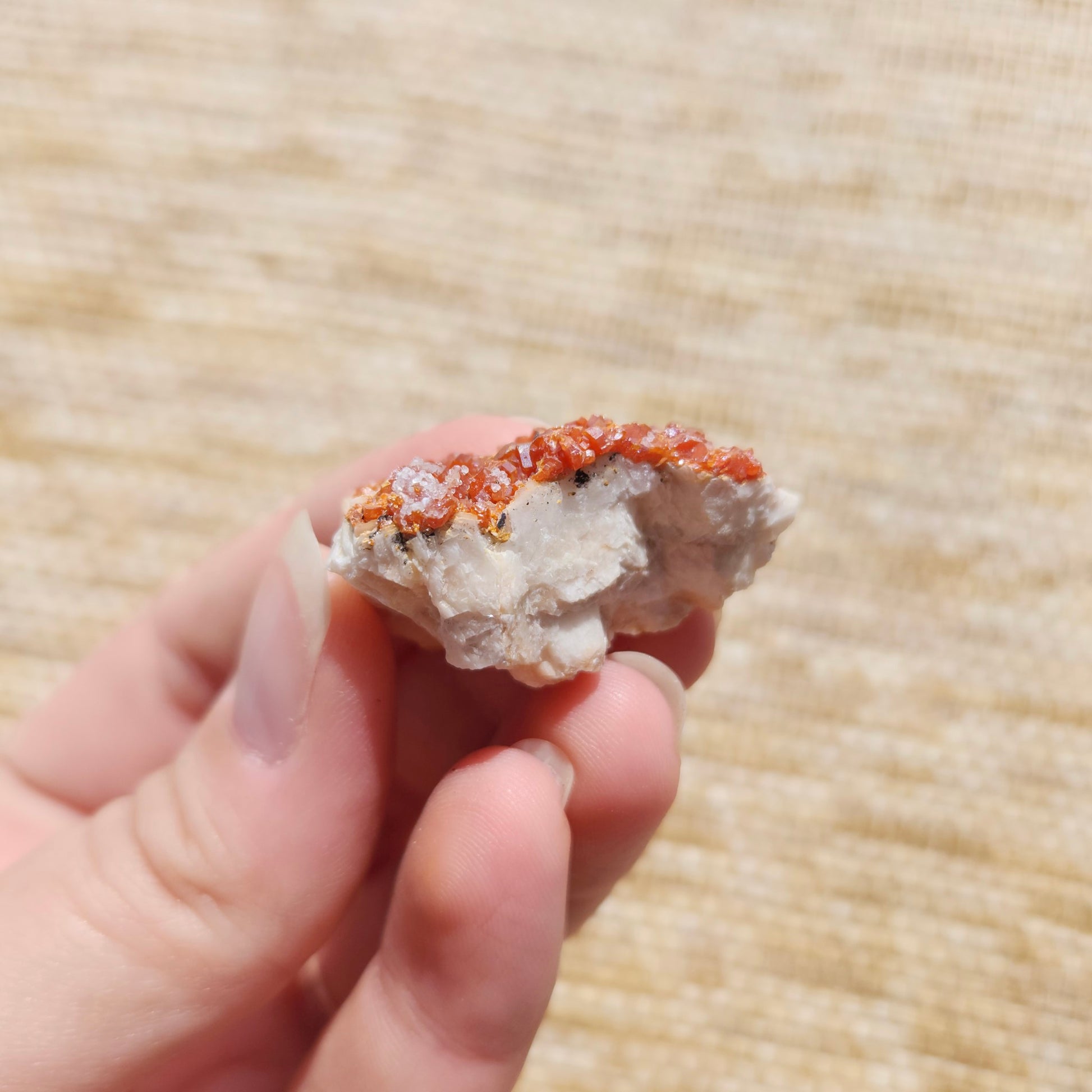 Vanadinite Cluster 24g